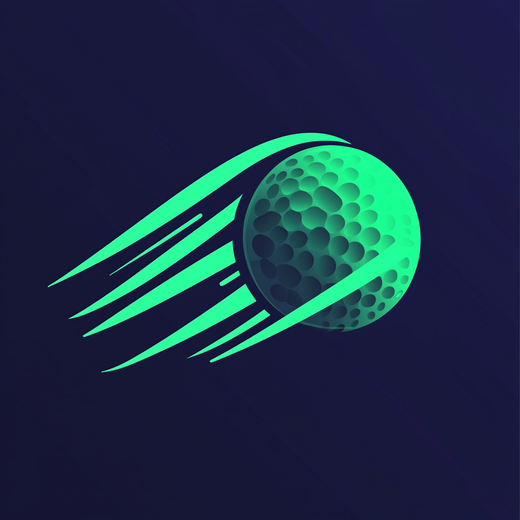 Golf Launch Monitor App Icon - Golf Swing Analysis